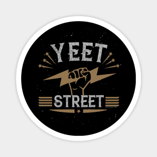 Yeet Street Gold Magnet